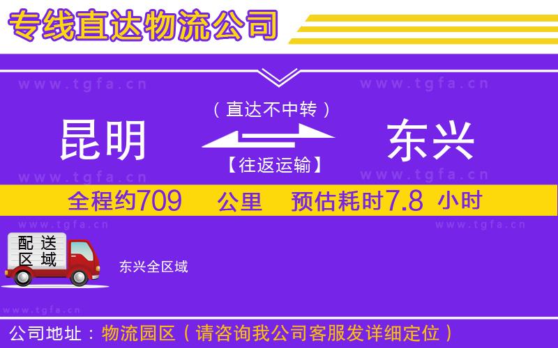 昆明到東興物流專線