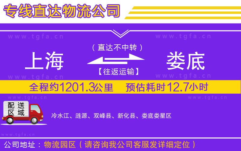 上海到婁底物流專線