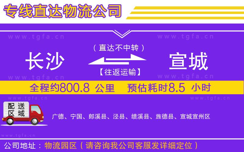 長(zhǎng)沙到宣城物流專線