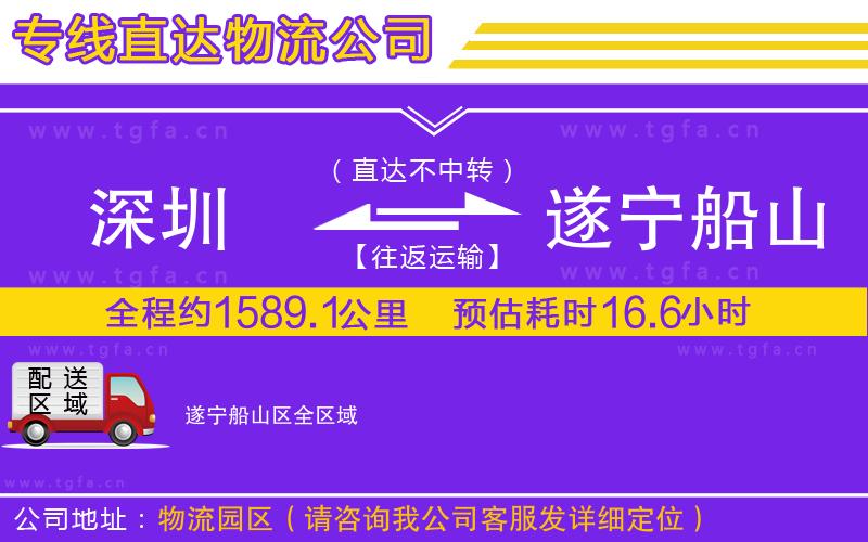 深圳到遂寧船山區(qū)物流專(zhuān)線