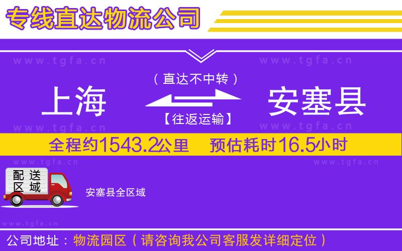 上海到安塞縣物流專(zhuān)線