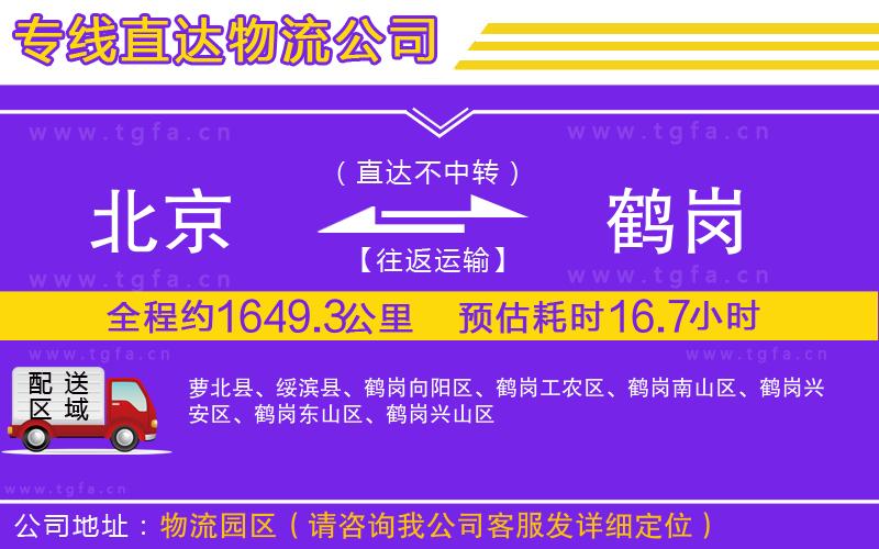 北京到鶴崗物流專線