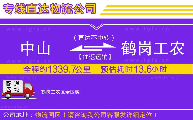 中山到鶴崗工農(nóng)區(qū)物流公司