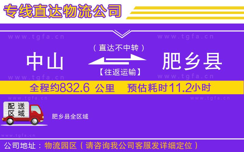 中山到肥鄉(xiāng)縣物流公司