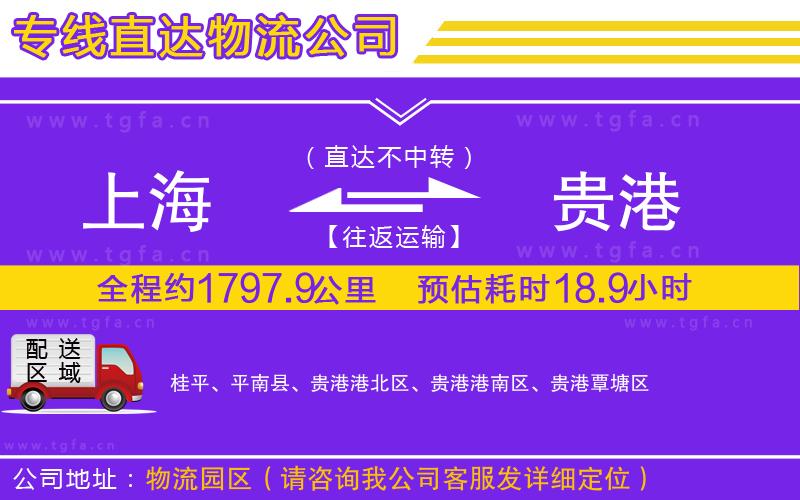 上海到貴港物流公司