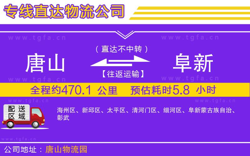 唐山到阜新物流公司