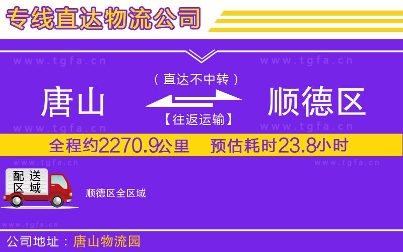 唐山到順德區(qū)貨運(yùn)公司