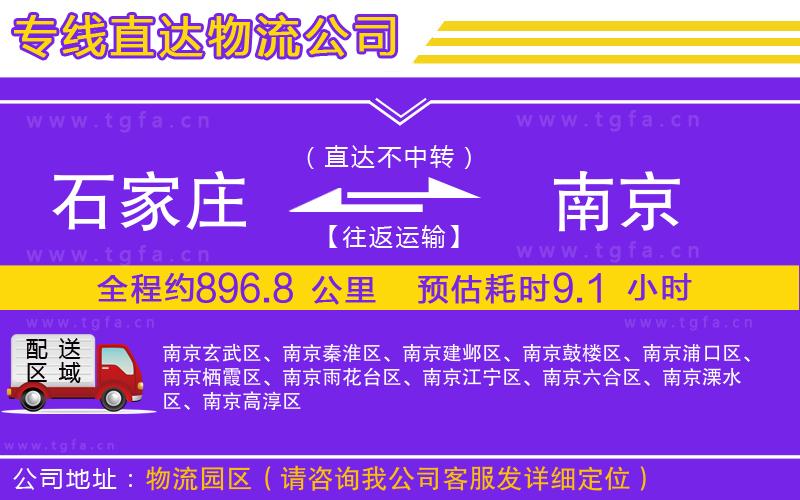 石家莊到南京物流專(zhuān)線