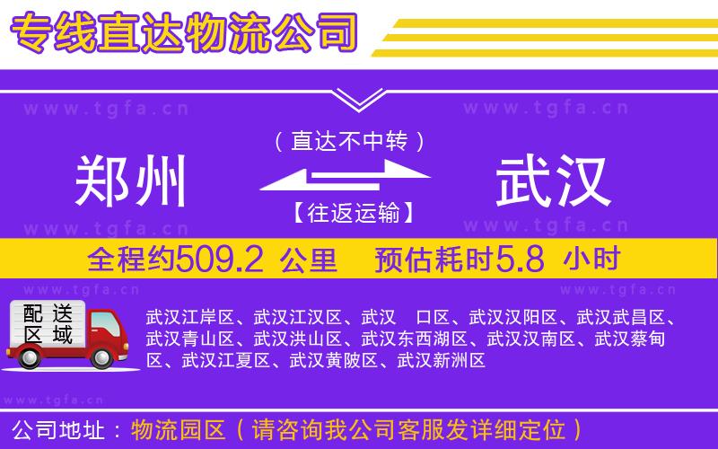 鄭州到武漢物流專線