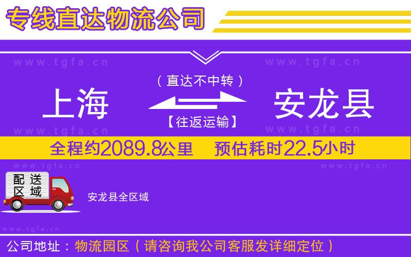 上海到安龍縣物流專線