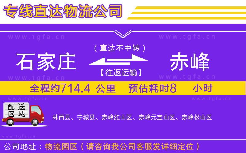 石家莊到赤峰物流專線