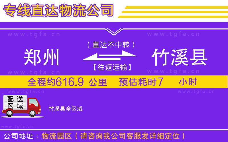 鄭州到竹溪縣物流專線