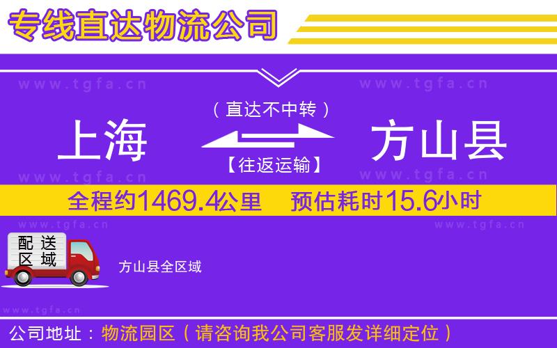 上海到方山縣物流專線