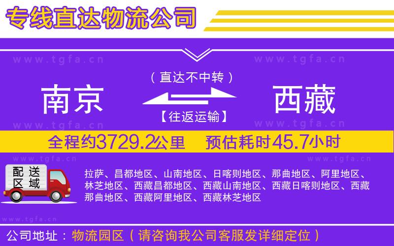 南京到西藏物流專線