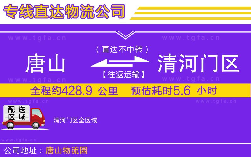 唐山到清河門區(qū)貨運公司