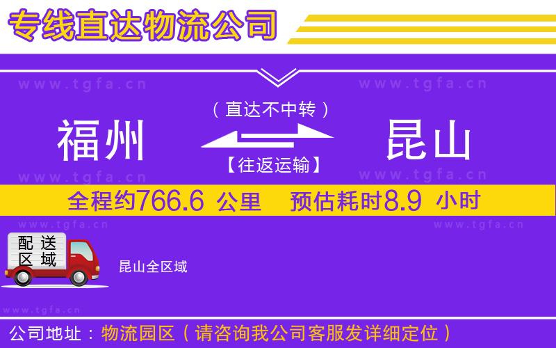 福州到昆山物流專(zhuān)線