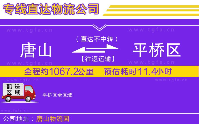 唐山到平橋區(qū)貨運公司