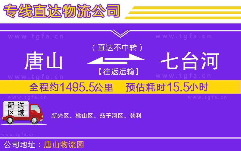 唐山到七臺河貨運公司