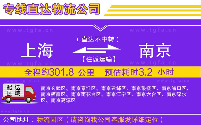 上海到南京物流公司