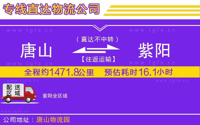 唐山到紫陽(yáng)物流公司