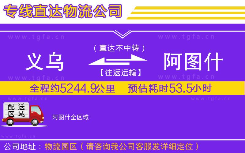 義烏到阿圖什物流專線