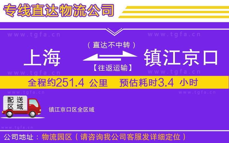 上海到鎮(zhèn)江京口區(qū)物流公司