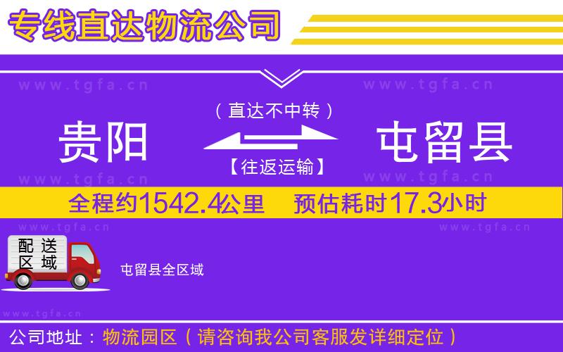 貴陽到屯留縣物流公司