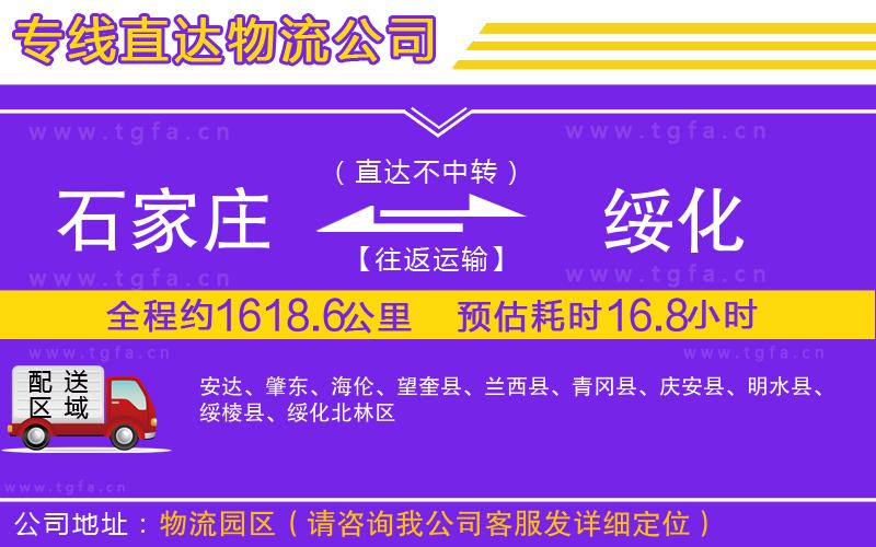 石家莊到綏化物流專線